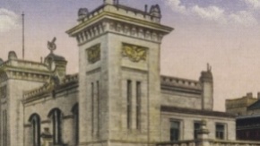 Historische Aufnahme des Saarbrücker Hauptbahnhofs Historische Aufnahme des Saarbrücker Hauptbahnhofs