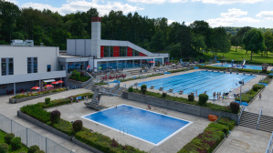 Das Fechinger Bad Piscine couverte et découverte de Brebach-Fechingen