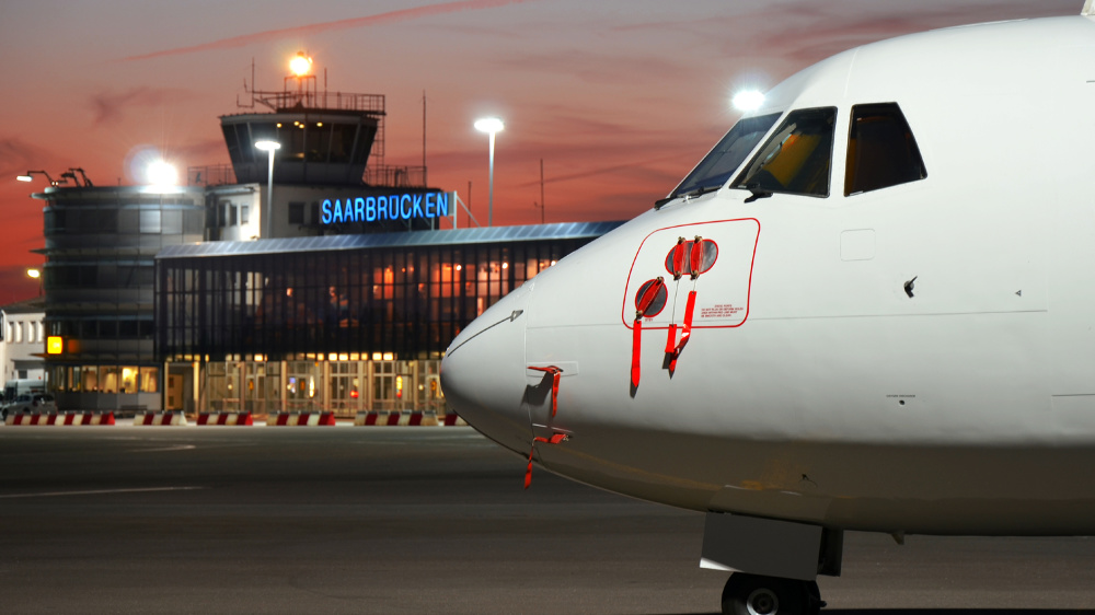 Flughafen Saarbrücken-Ensheim (Foto: Matthias Becker_Flughafen Saarland GmbH) Flughafen Saarbrücken-Ensheim (Foto: Matthias Becker_Flughafen Saarland GmbH)