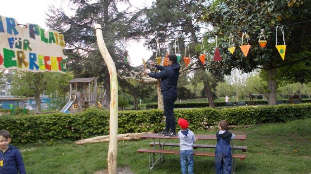 Die Straße der Kinderrechte (Foto: LHS) Die Straße der Kinderrechte
