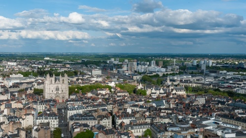 Blick von oben Nantes