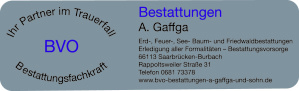 Sponsorenlogo BVO Bestattungen Sponsorenlogo BVO Bestattungen