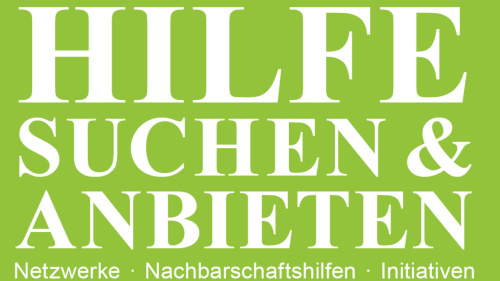 Plakatmotiv Bürger helfen
