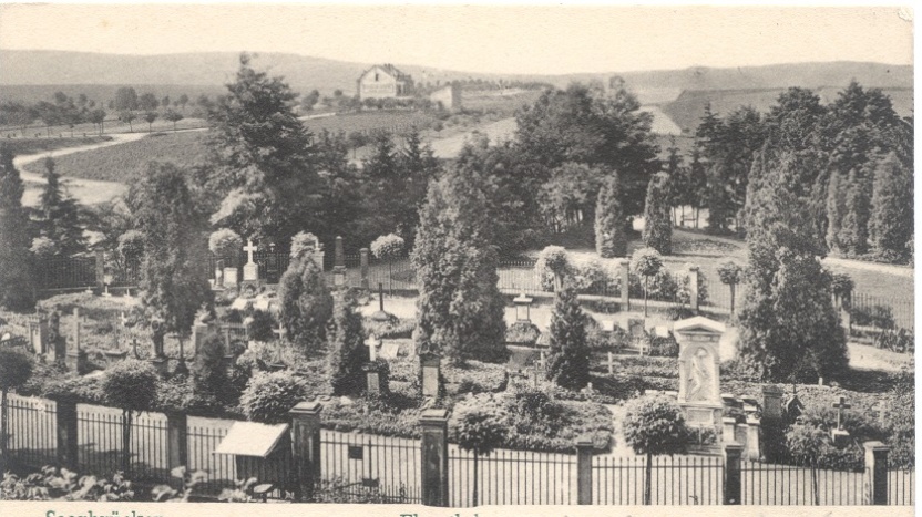 Ein Ehrenfriedhof für Deutsche und Franzosen im Deutschmühlental - wenige Tage nach der verlustreichen Schlacht von Spichern am 6. August 1870 fasste man den Beschluss, im Deutschmühlental, einen Ehrenfriedhof für die gefallenen Soldaten des Deutsch-Franz (Bild: Stadtarchiv, AK 1203) Ein Ehrenfriedhof für Deutsche und Franzosen im Deutschmühlental