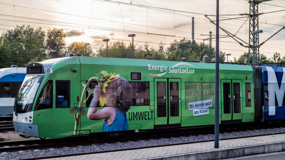 Saarbahn Energie SaarlorLux Zug Bahnhof