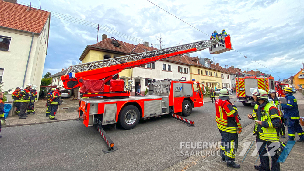 Brandeinsatz - Saargemünder Straße - Güdingen - 03.08.2020 Brandeinsatz - Saargemünder Straße - Güdingen - 03.08.2020