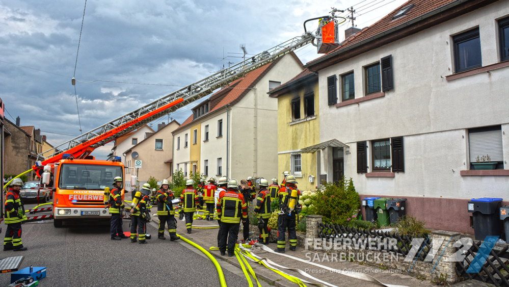 Brandeinsatz - Saargemünder Straße - Güdingen - 03.08.2020 Brandeinsatz - Saargemünder Straße - Güdingen - 03.08.2020