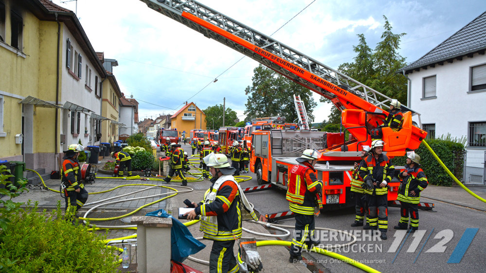 Brandeinsatz - Saargemünder Straße - Güdingen - 03.08.2020 Brandeinsatz - Saargemünder Straße - Güdingen - 03.08.2020