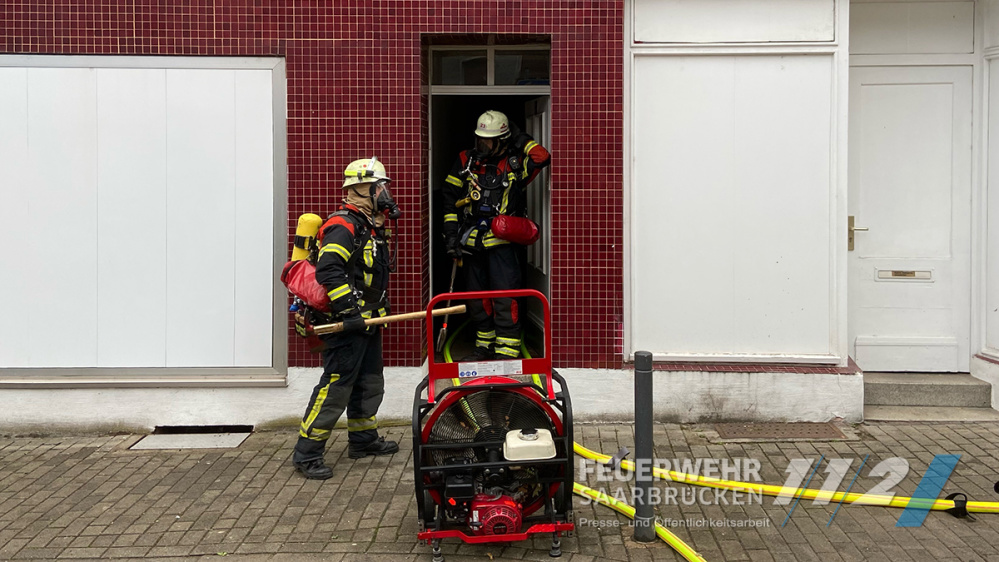 Zimmerbrand im Stadtteil Brebach Zimmerbrand im Stadtteil Brebach