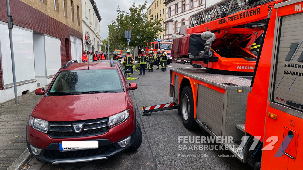 Zimmerbrand im Stadtteil Brebach Zimmerbrand im Stadtteil Brebach