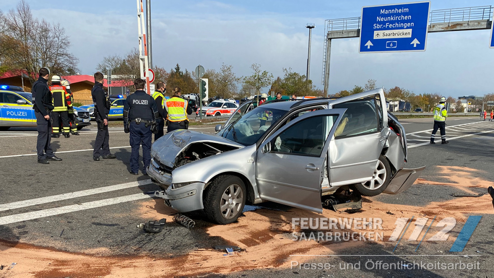 Verkehrsunfall BAB 6 - Goldene Bremm Verkehrsunfall BAB 6 - Goldene Bremm