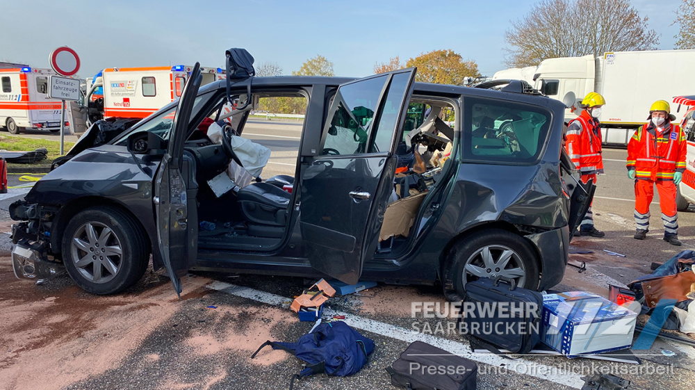 Verkehrsunfall BAB 6 - Goldene Bremm Verkehrsunfall BAB 6 - Goldene Bremm