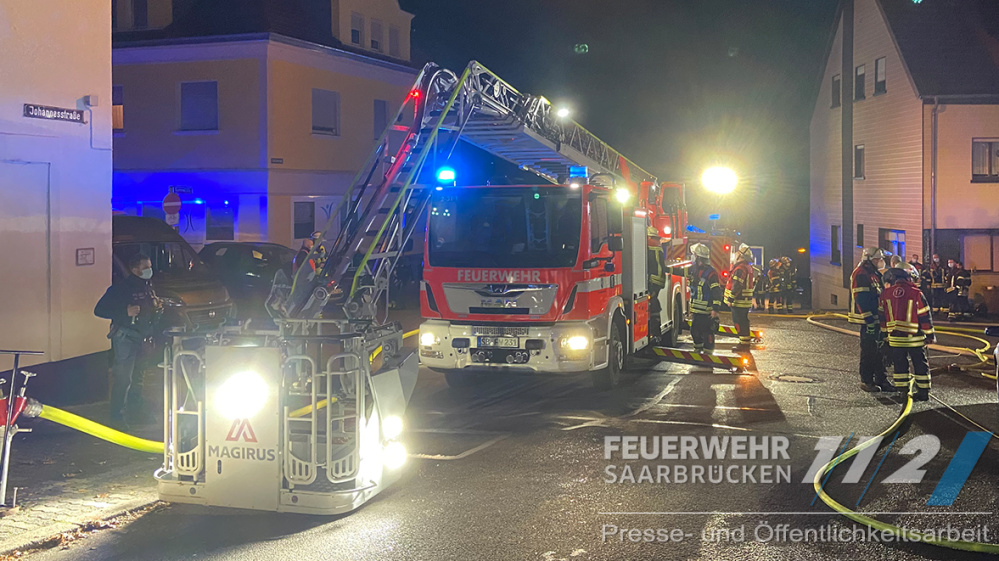 Wohnungsbrand in Altenkessel Wohnungsbrand in Altenkessel