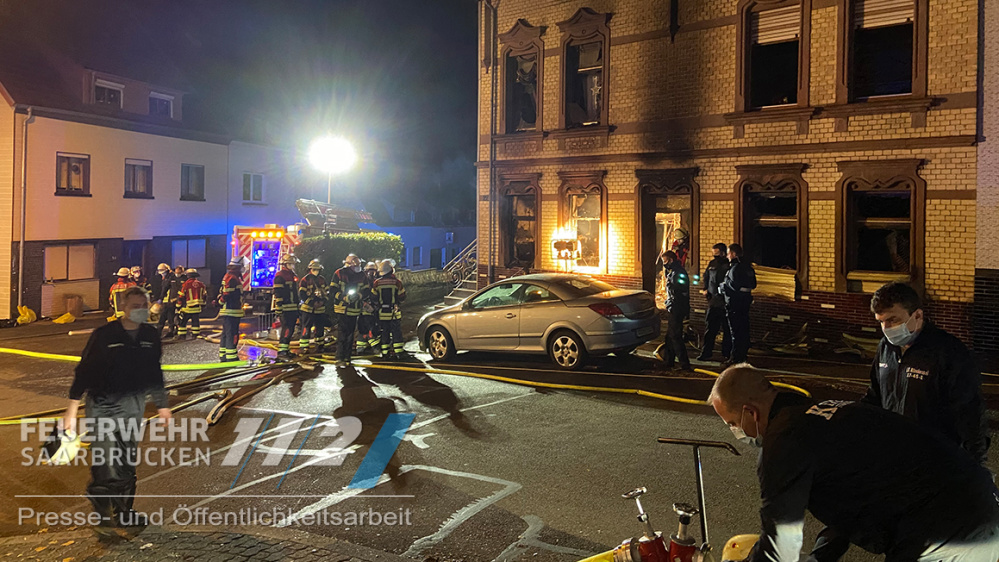 Wohnungsbrand in Altenkessel Wohnungsbrand in Altenkessel