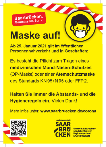 Plakat Maskenpflicht Image
