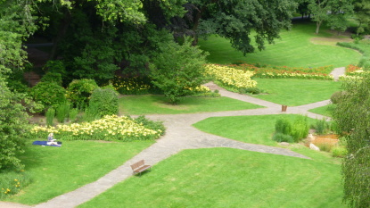 Tal der Blumen Tal der Blumen im Deutsch-Französischen Garten