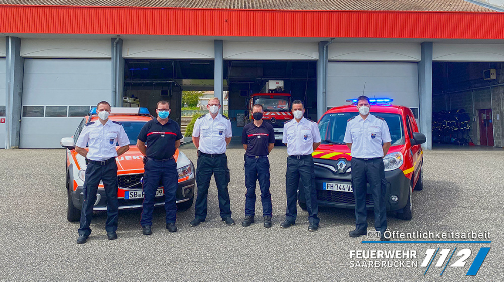 Besuch der französischen Feuerwehr im Departement Moselle Besuch der französischen Feuerwehr im Departement Moselle
