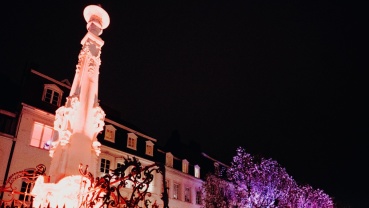 Weihnachtsbeleuchtung St. Johanner Markt (Quelle: O. Häfele) Image