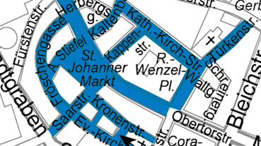 Lageplan, Alkoholverbot in der Innenstadt Image