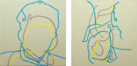 Monika Hau, RoMoSe (Diptychon, 2016) 
