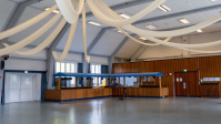 Saal der Turnhalle in Brebach Saal der Turnhalle in Brebach