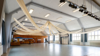 Saal der Turnhalle in Brebach Saal der Turnhalle in Brebach