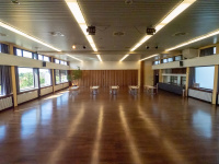 Saal der Festhalle Bischmisheim Saal der Festhalle Bischmisheim