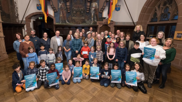 Preisverleihung Wettbewerb "KlimaKids Saarbrücken 2022" (Quelle: Iris Maurer) Image