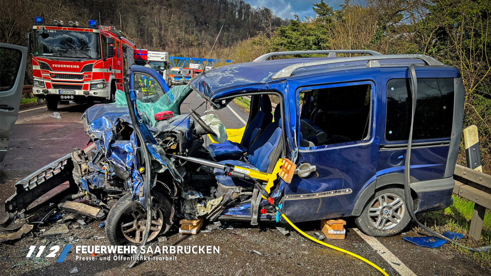 Verkehrsunfall in Güdingen Verkehrsunfall in Güdingen