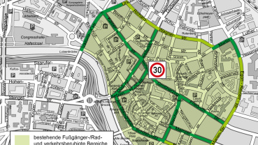 Flächendeckender Tempo 30-Bereich in der Innenstadt Image