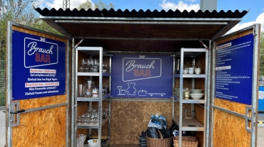 Die neue Brauch-Bar im ZKE-Wertstoffzentrum Wiesenstraße Image
