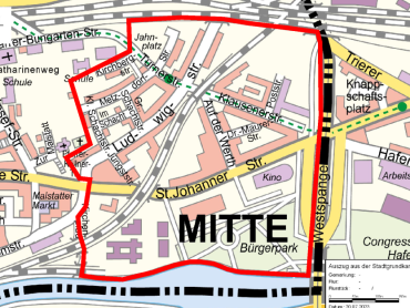 Evakuierungsgebiet, Bombenfund in Saarbrücken 21. Juli 2023 Image