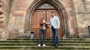 Klimaanpassungsmanager Jan-Hendrik Jochens und OB Uwe Conradt Image