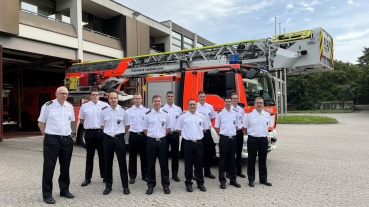 Neun Feuerwehrmänner wurden zu Beamten auf Lebenszeit ernannt Image
