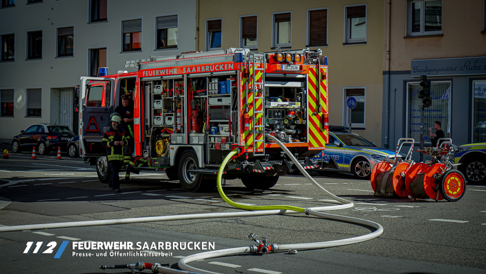 Einsatz Dachstuhlbrand in Alt-Saarbrücken Einsatz Dachstuhlbrand in Alt-Saarbrücken