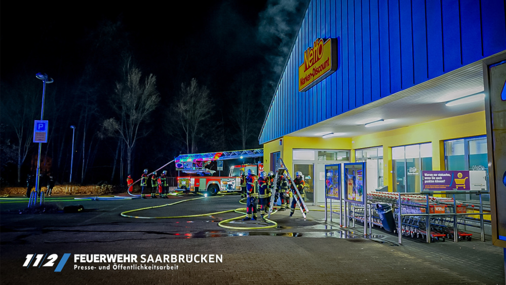 Brand Netto-Markt Fechingen Brand Netto-Markt Fechingen