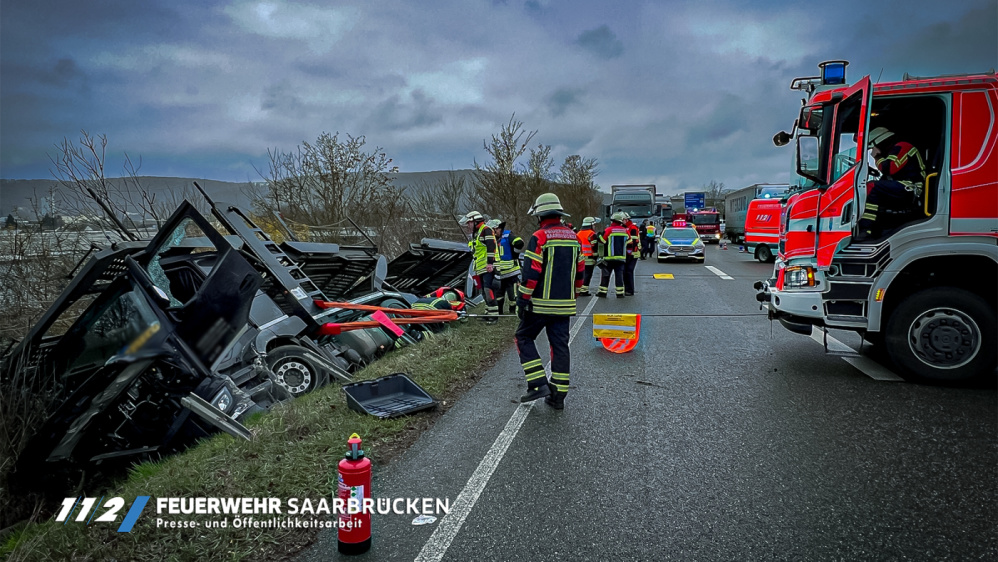 LKW Unfall - BAB 6 - 01.03.2024 LKW Unfall - BAB 6 - 01.03.2024