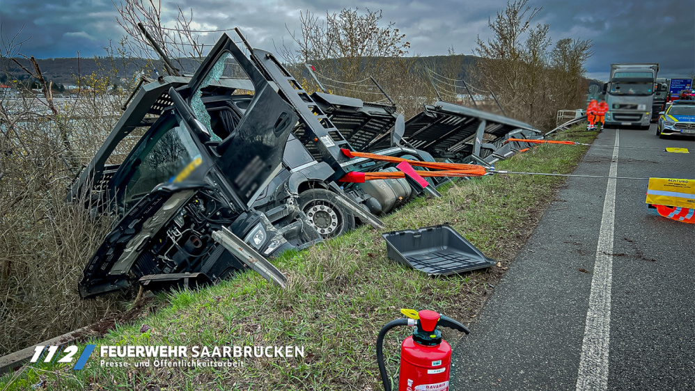 LKW Unfall - BAB 6 - 01.03.2024 LKW Unfall - BAB 6 - 01.03.2024