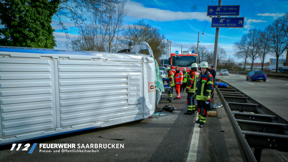 Einsatzbilder - VU BAB 620 - 02.03.2024 Einsatzbilder - VU BAB 620 - 02.03.2024