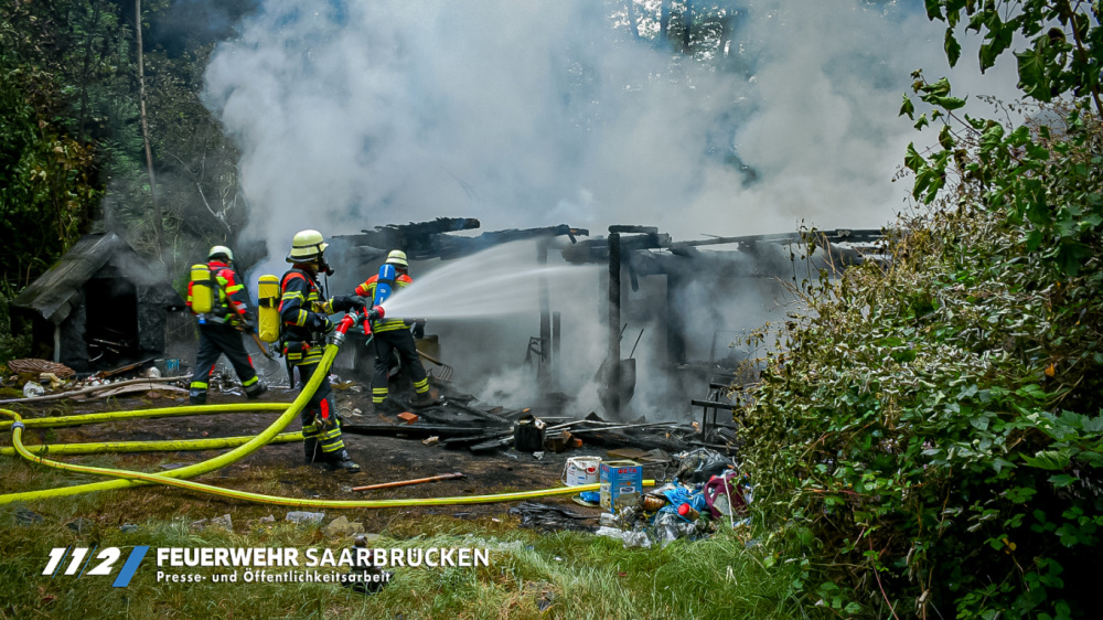 Brand Gartenlaube "Im Sauerbrod" Brand Gartenlaube "Im Sauerbrod"