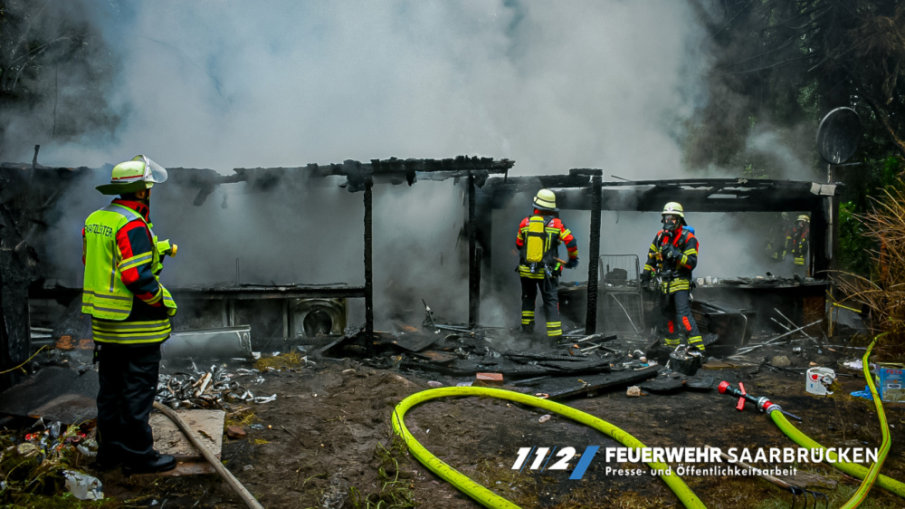 Brand Gartenlaube "Im Sauerbrod" Brand Gartenlaube "Im Sauerbrod"