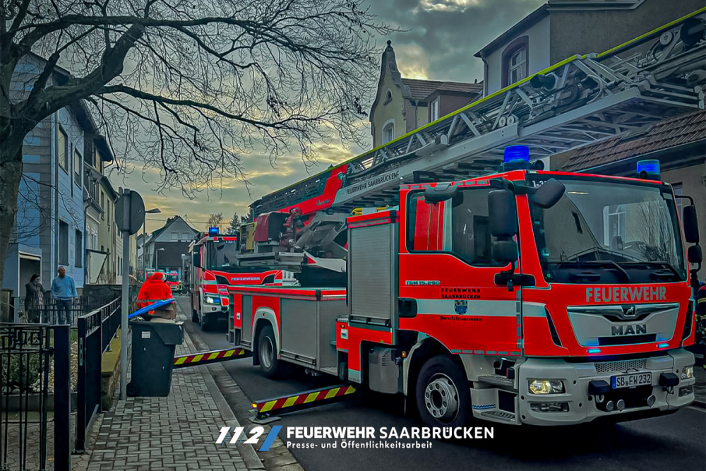 Brand Mehrfamilienhaus in Dudweiler Brand Mehrfamilienhaus in Dudweiler