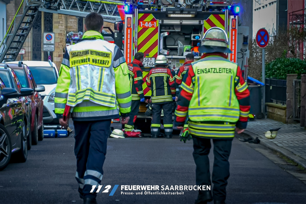 Brand Mehrfamilienhaus in Dudweiler Brand Mehrfamilienhaus in Dudweiler
