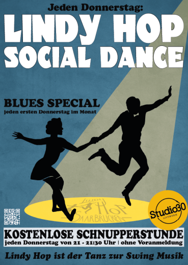 Plakat Lindy Hop Social Dance Image