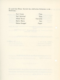 Programm für den Festakt am 22. April 1966 in Saarbrücken.