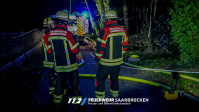 Einsatzbilder - Brand Gartenhaus St. Arnual