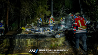 Einsatzbilder - Brand Gartenhaus St. Arnual