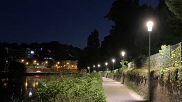 Neue Beleuchtung am Leinpfad Image