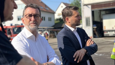 Innenminister Jost und Oberbürgermeister Conradt Image
