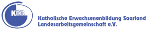 Blauer Kreis mit KEB und Schriftzug rechts Blauer Kreis mit KEB und Schriftzug rechts